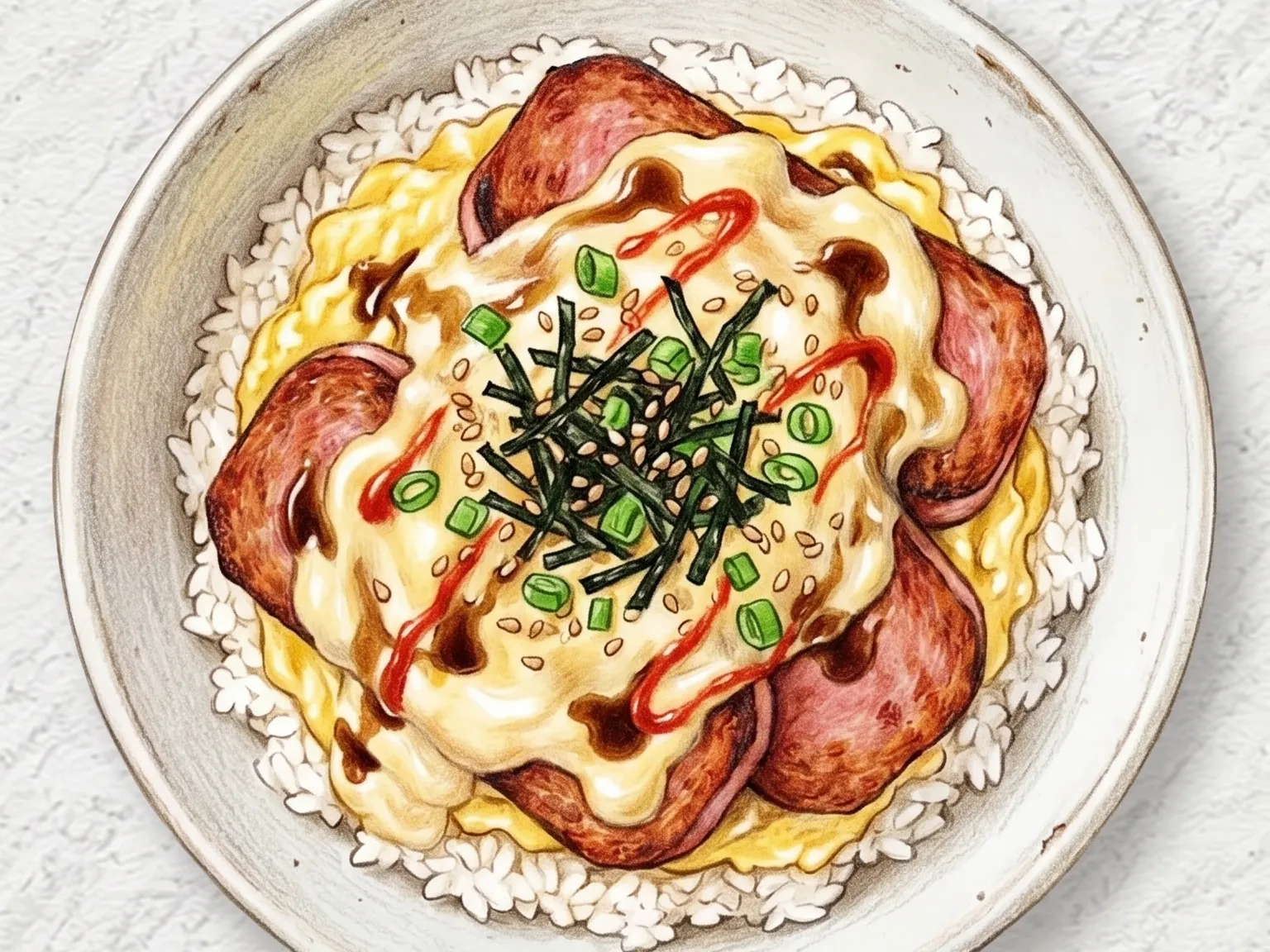 스팸마요덮밥