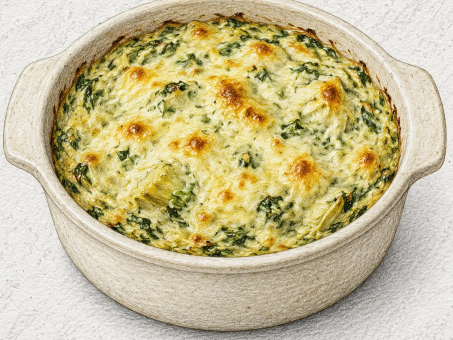 Dip de Espinafre e Alcachofra