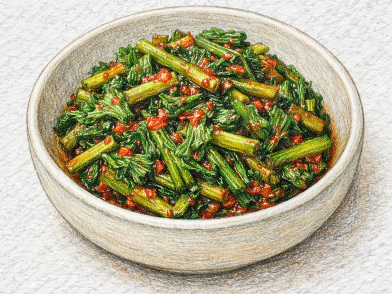 シュンギクキムチ（春菊のキムチ）