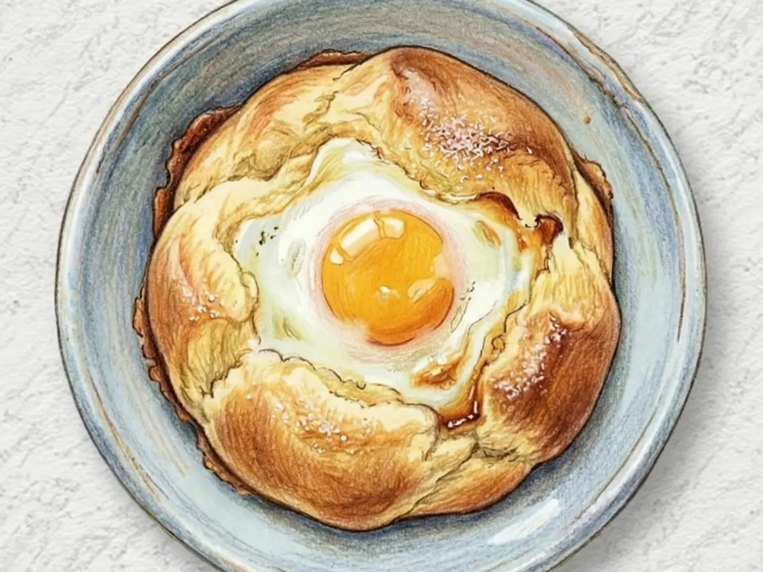 屋台風ケランパン（全卵のせ甘いスポンジ卵パン）