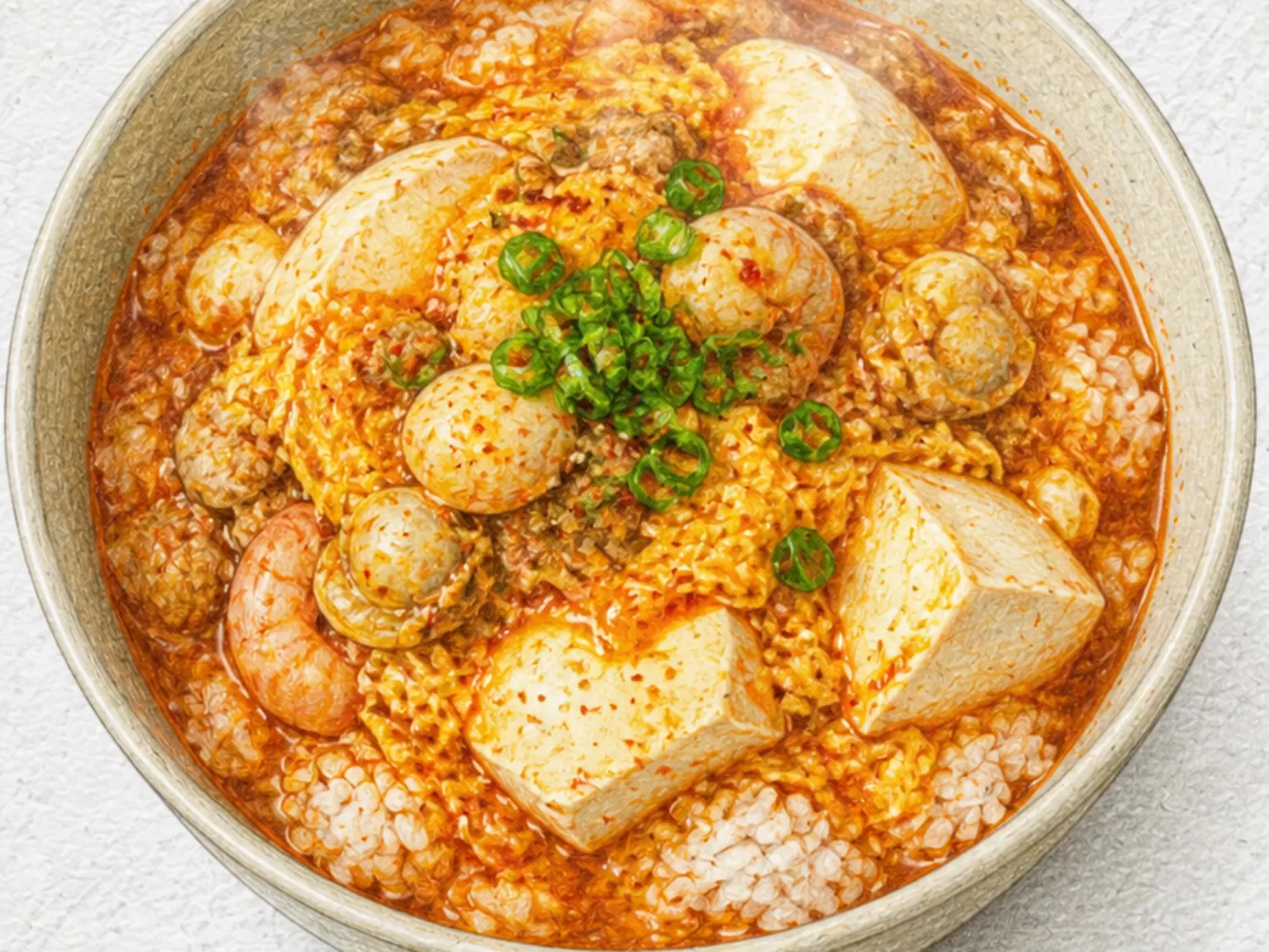 순두부덮밥