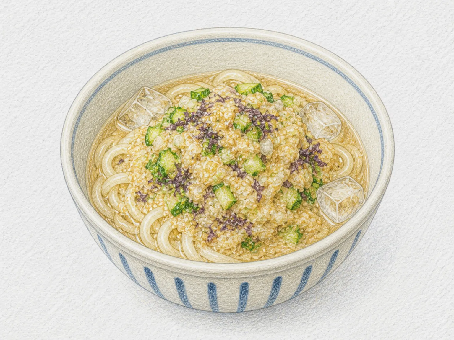 Suttate (Chilled Sesame Miso Udon)