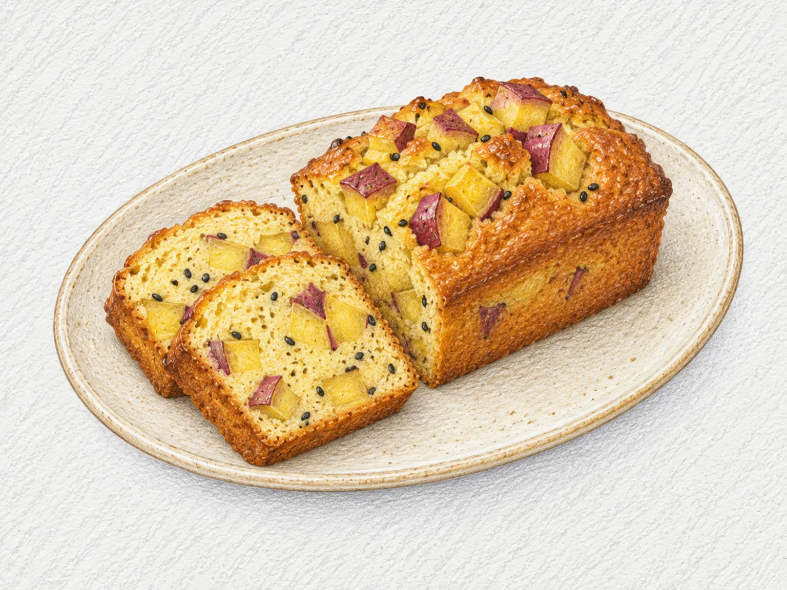 Japanese Sweet Potato Pound Cake