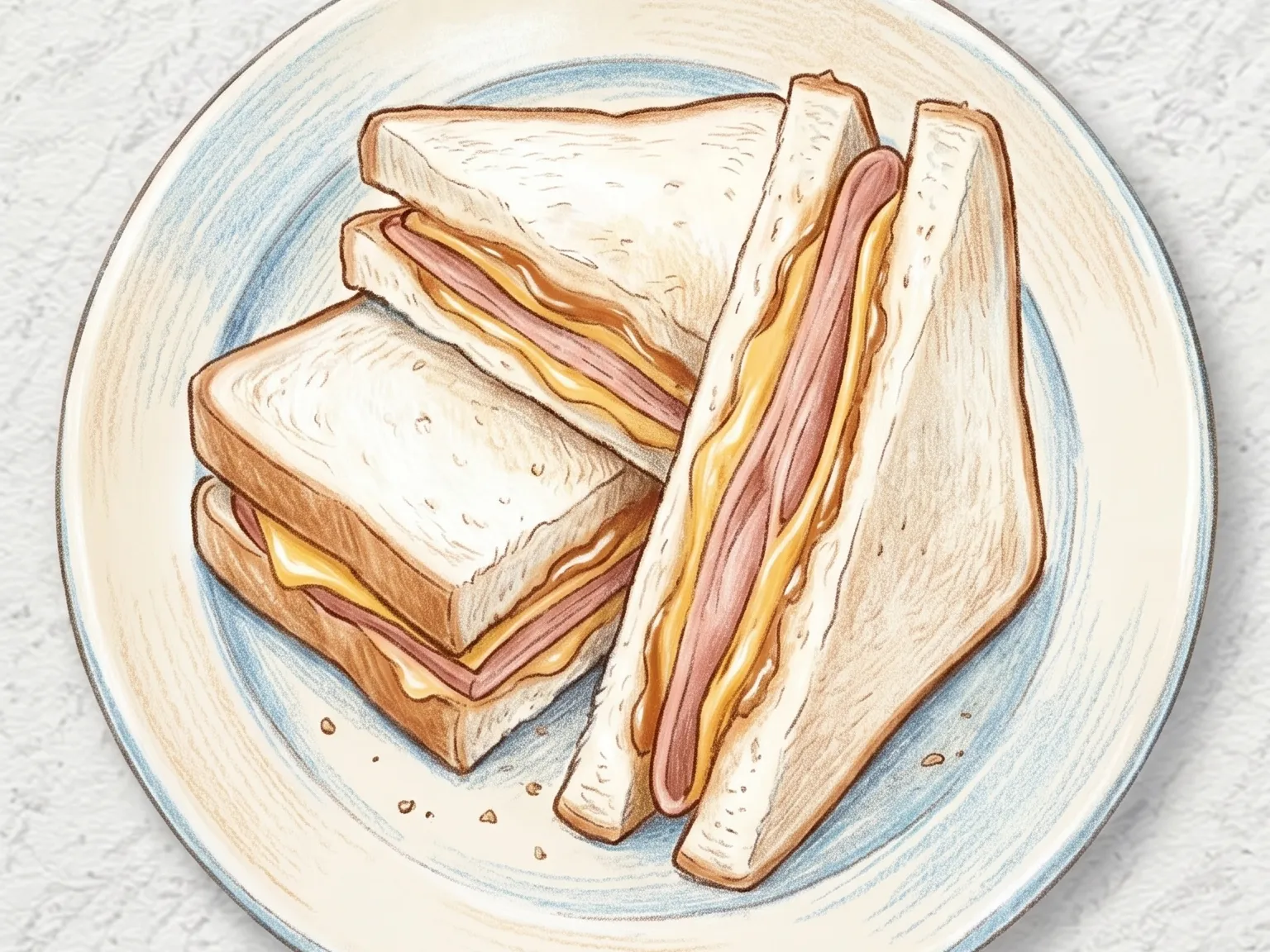 대만식 햄치즈 샌드위치