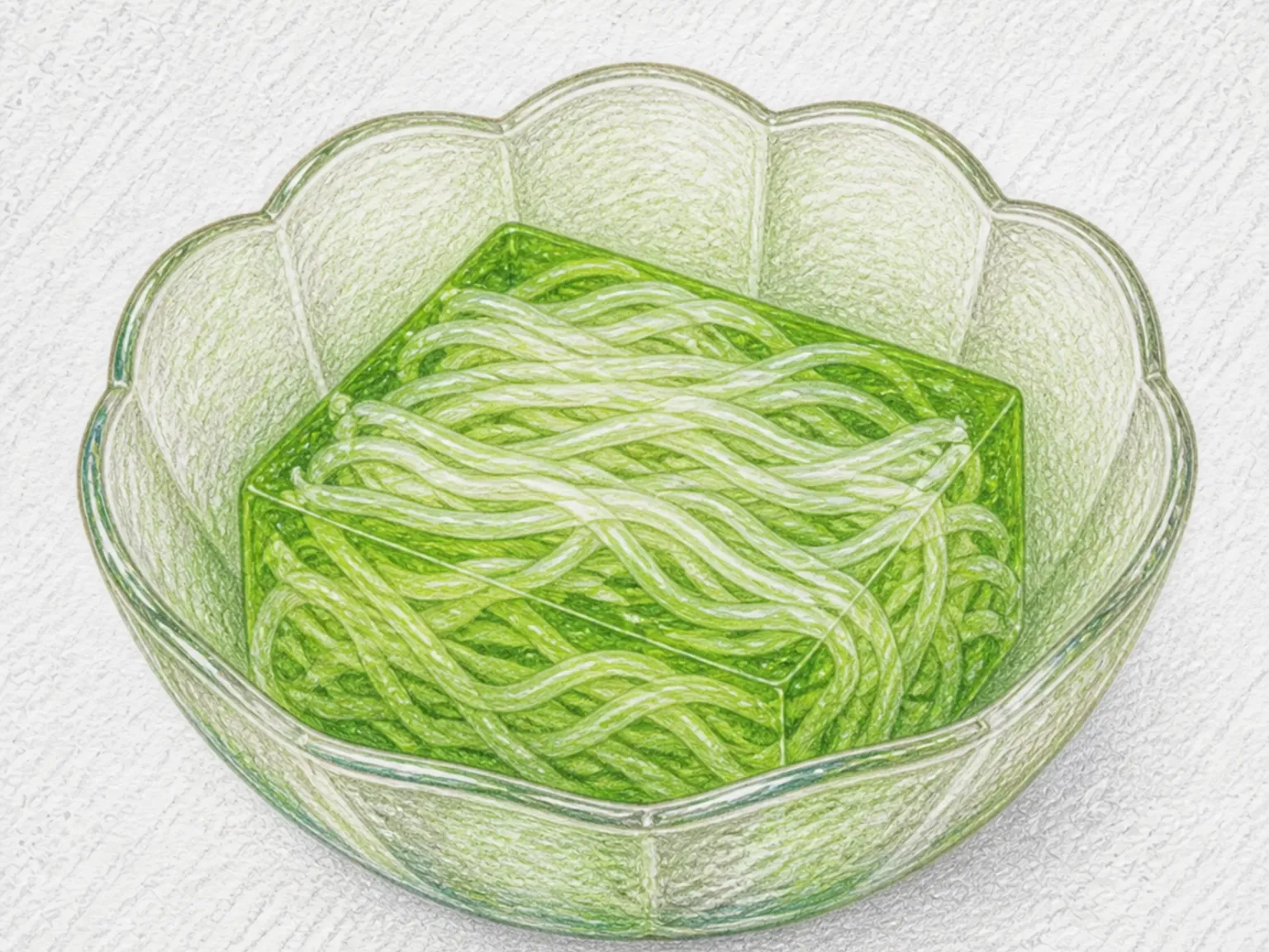 Tenyose (Somen Agar Jelly)