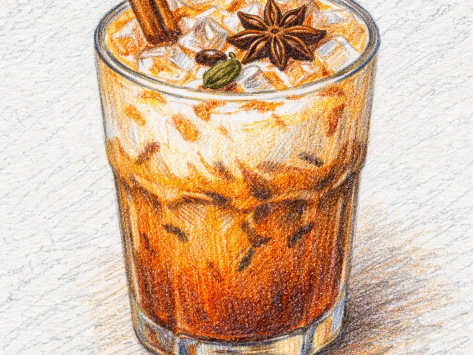 Té helado tailandés