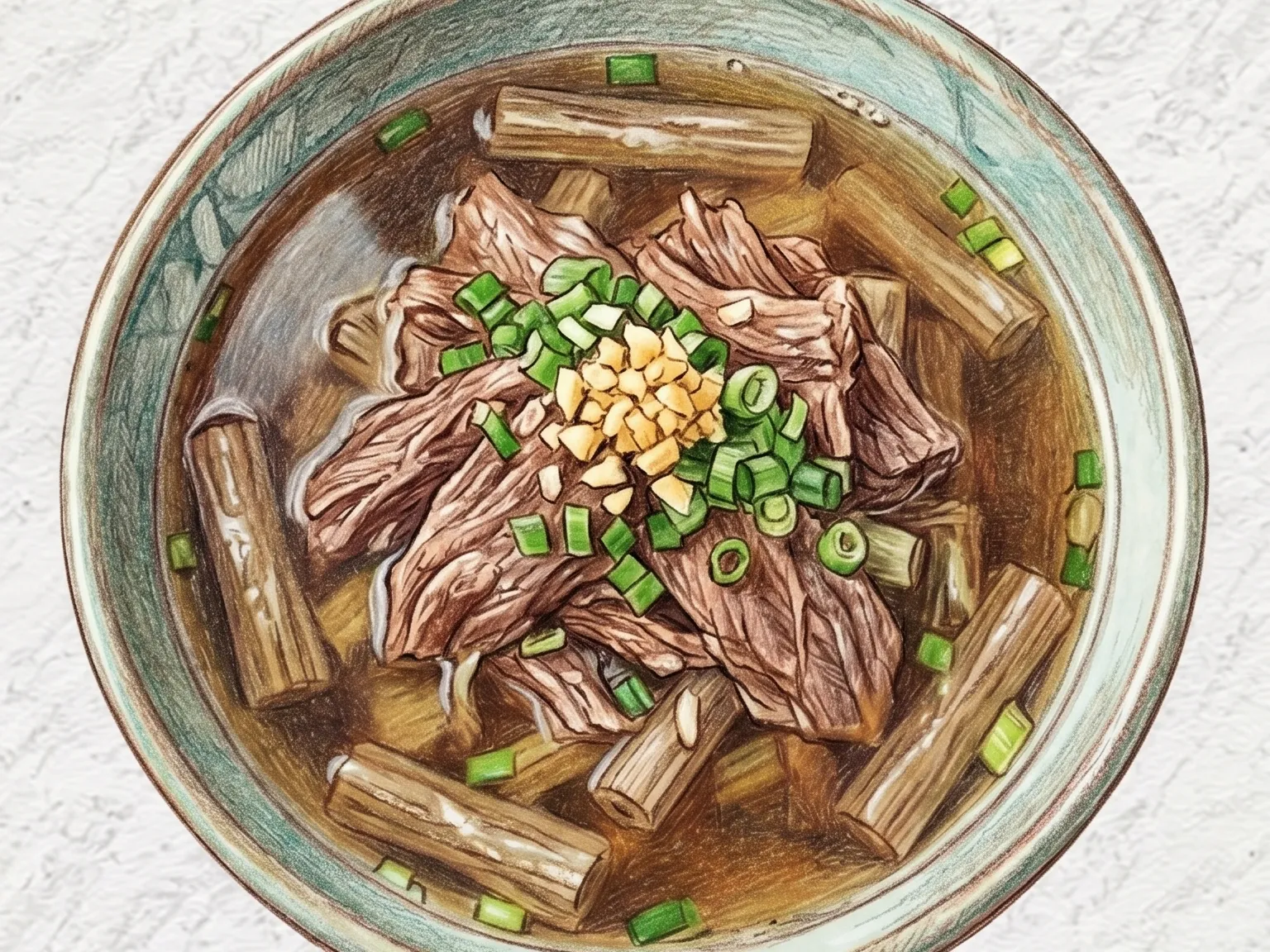 토란대소고기국