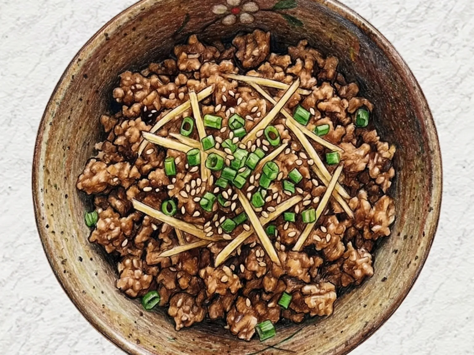 Toriniku Shigureni (Frango japonês refogado com gengibre e molho de soja)