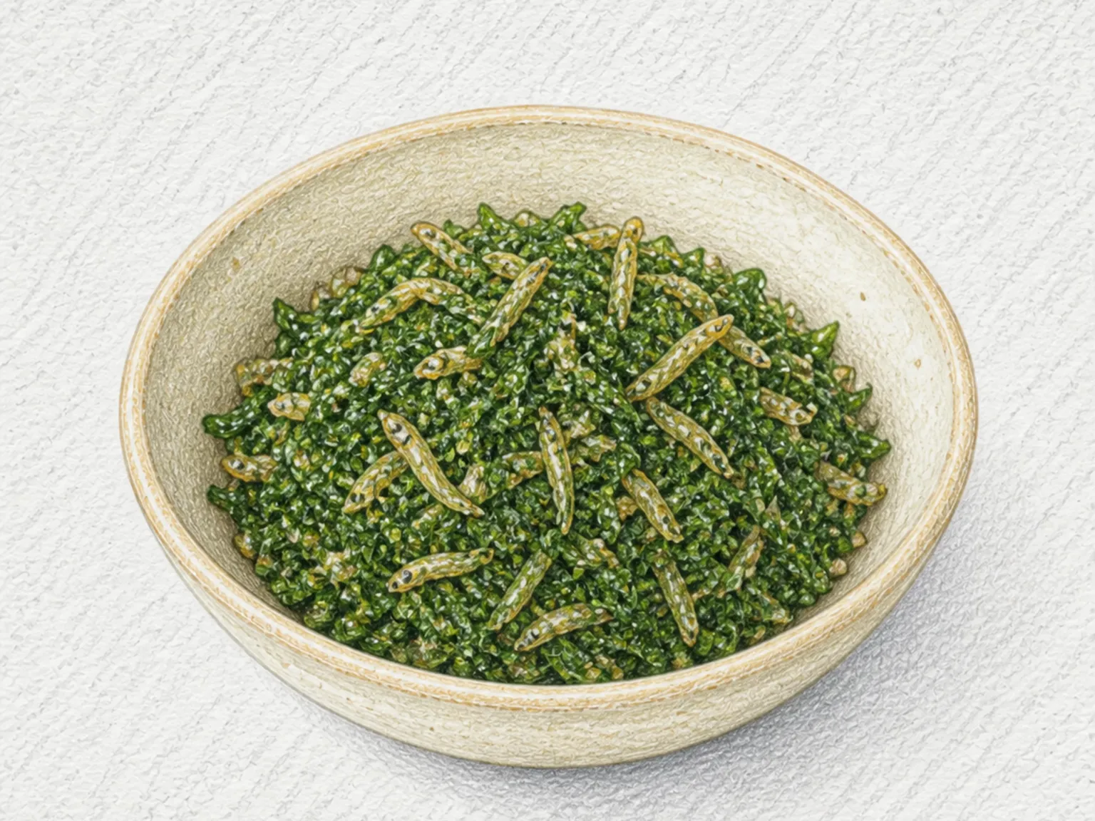 Sansho Leaf Tsukudani with Dried Whitebait