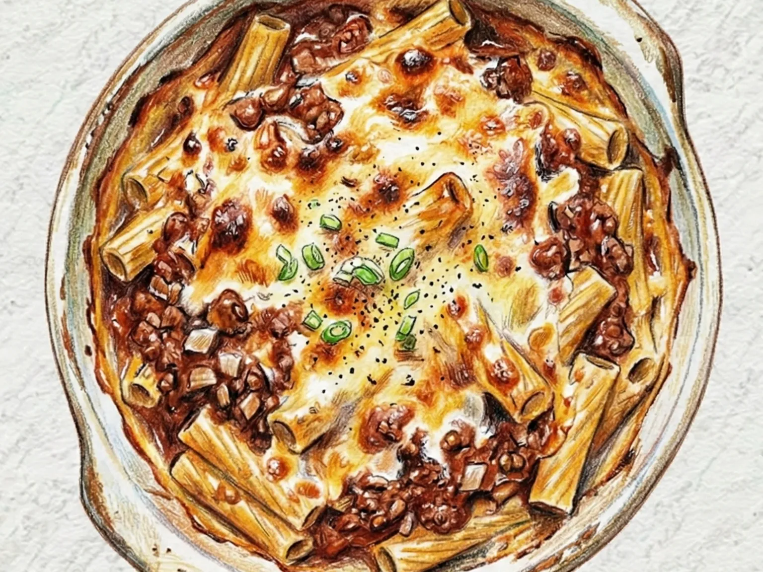 떡갈비 라구 지티 그라탱