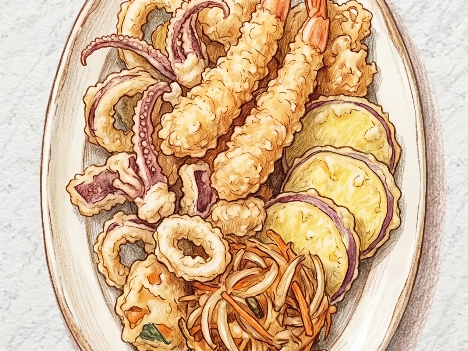모둠 튀김