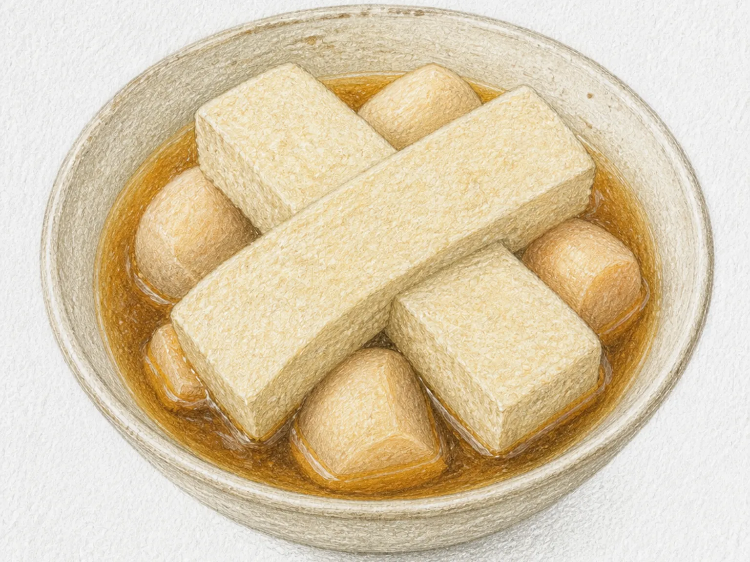 Uchigae Zoni (Rock Tofu and Taro Soup)