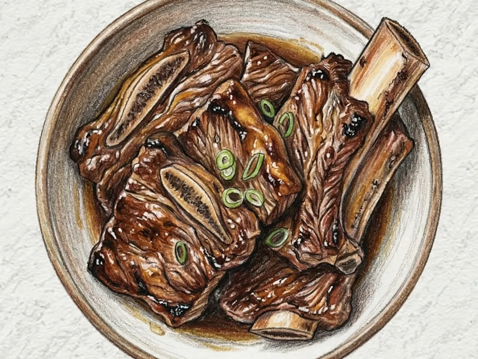 ウデカルビグイ(牛プレートリブの焼き物)