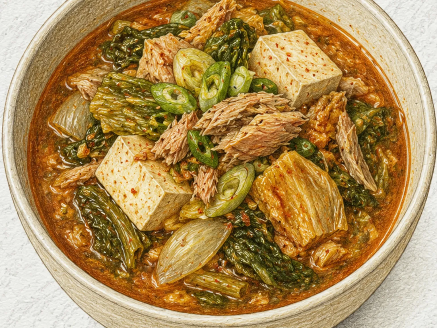 우거지참치찌개