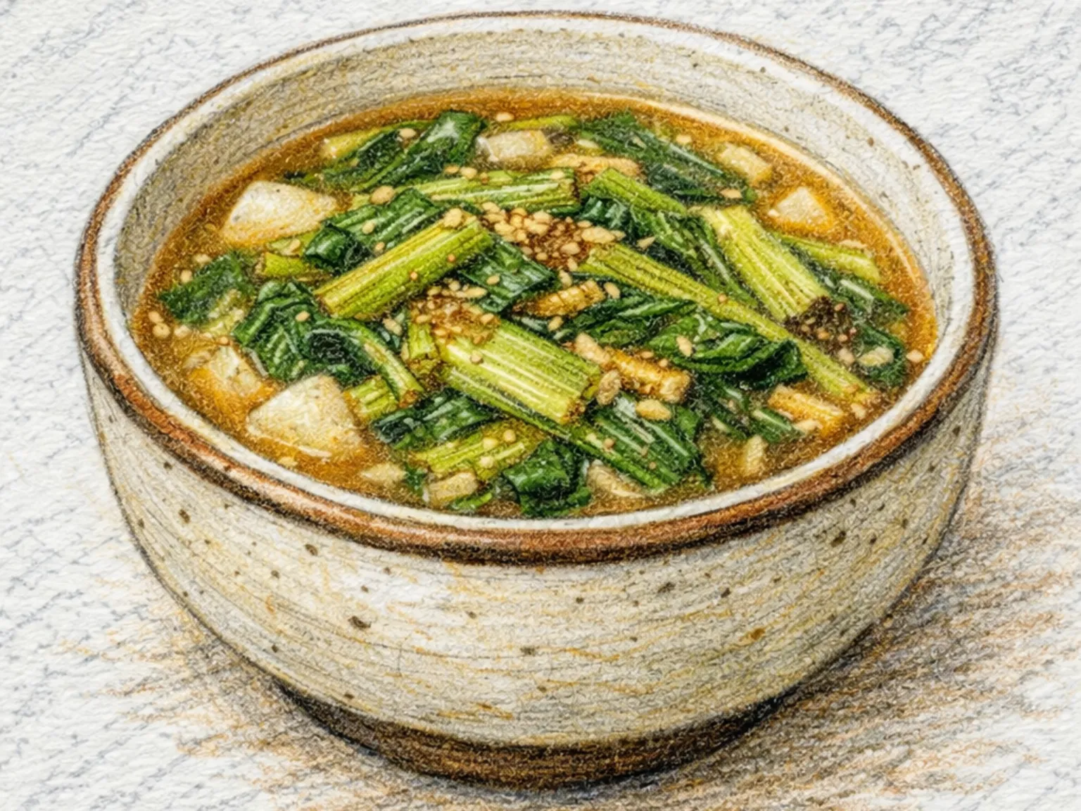 ウゴジ・テンジャングク(ウゴジのテンジャンスープ)