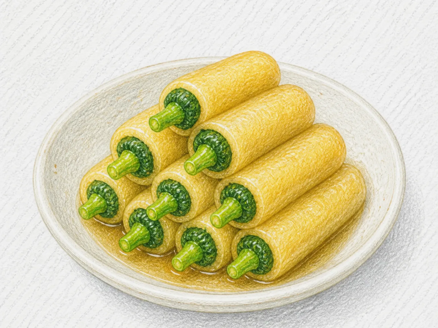 Uri no Teppo-Zuke (Chili-Stuffed Soy-Pickled Melon)