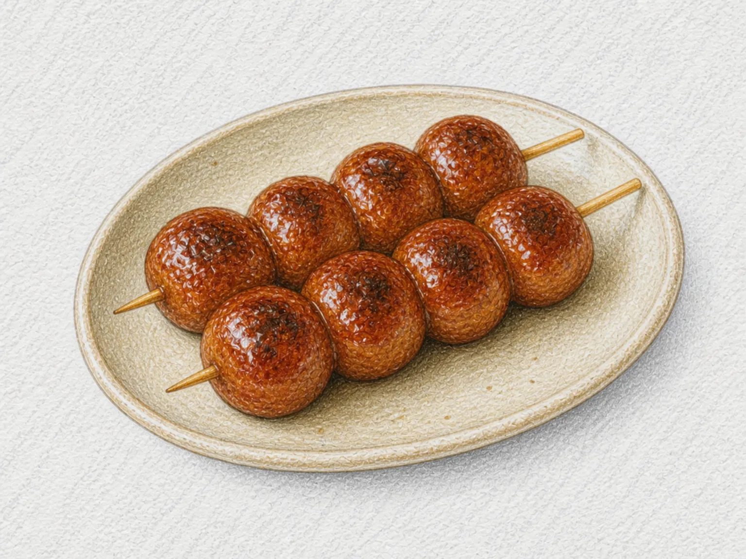 야키만주 (구운 미소만주)