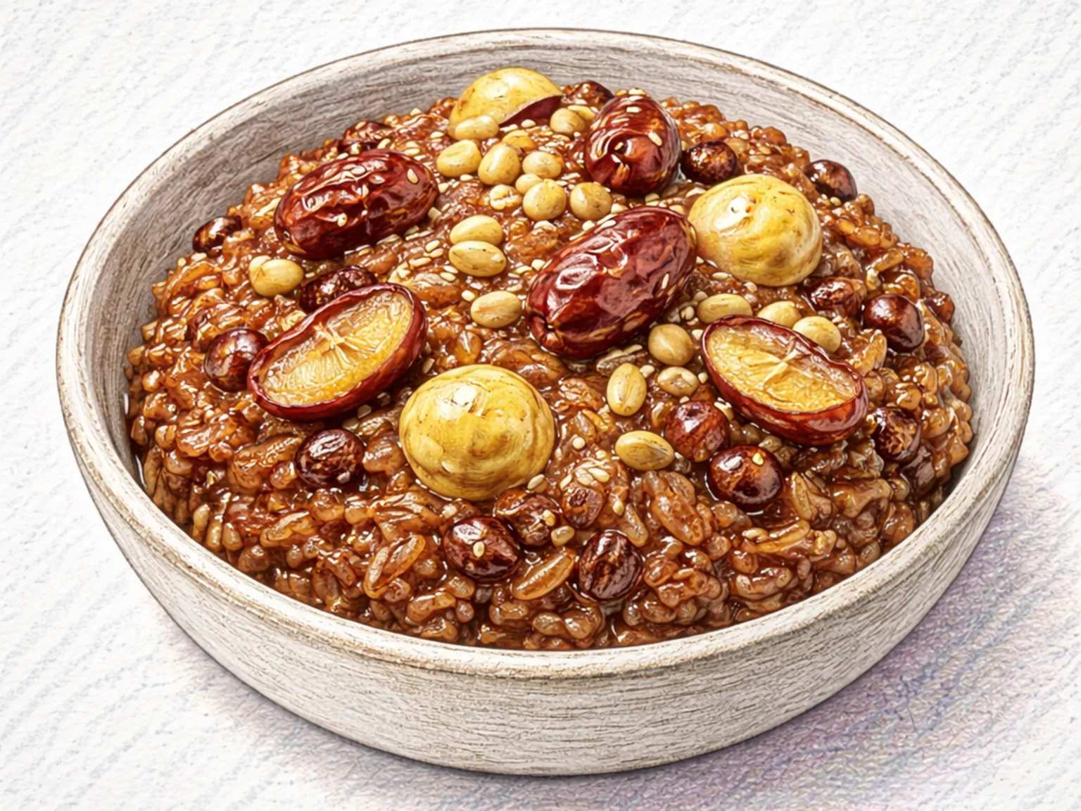 ヤクシク(韓国伝統甘おこわ)(韓国宮廷式甘いもち米おこわ)