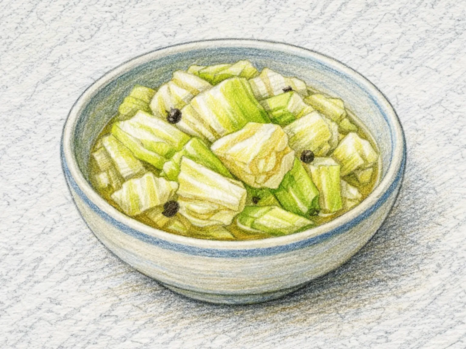 Yangbaechu Pickle (Picles de repolho estilo coreano)