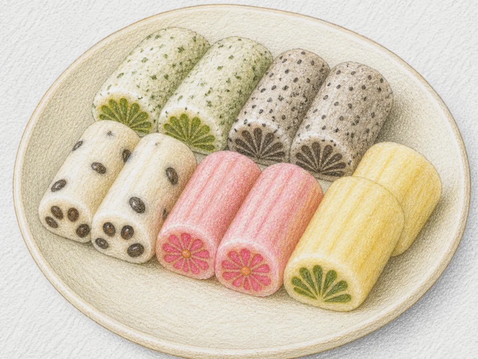 야쇼마 (문양 쌀가루떡)