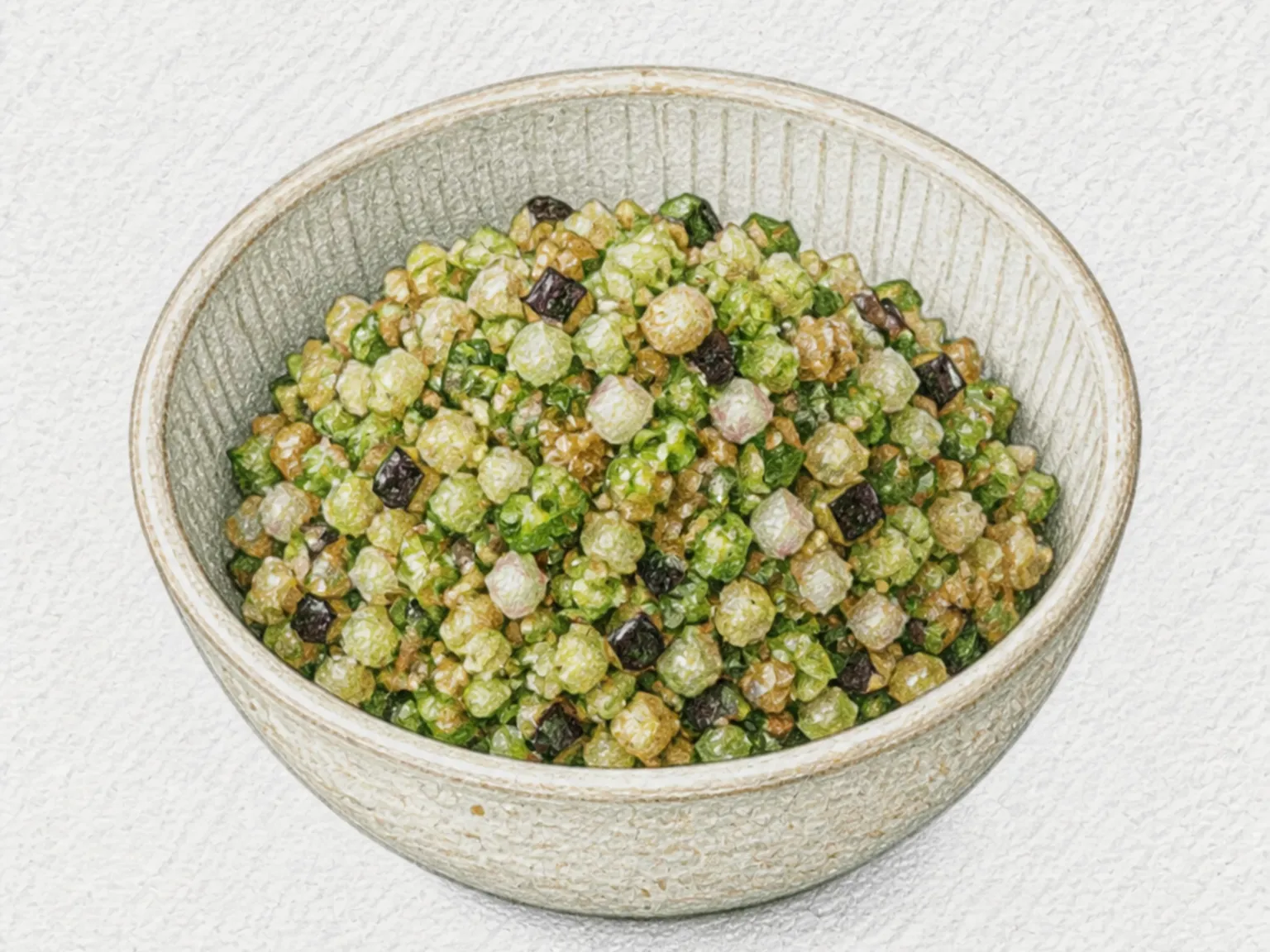 Yatara (Chopped Summer Vegetables and Miso Pickle)
