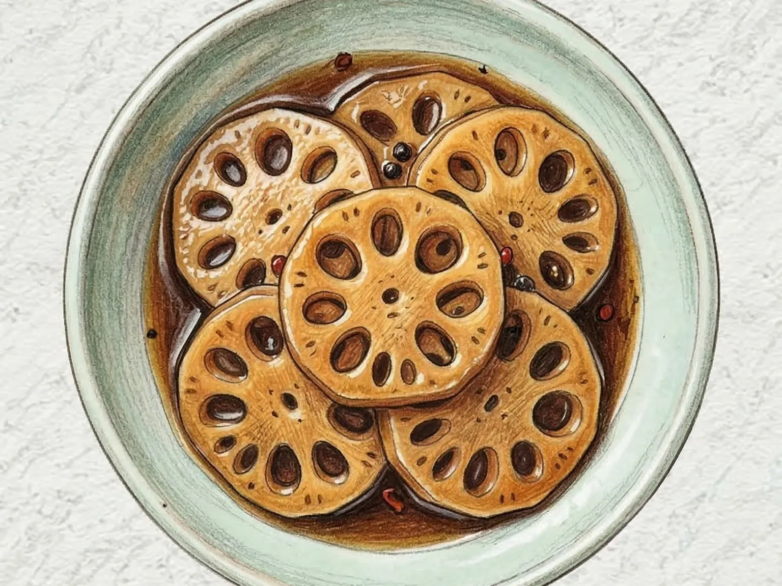 ヨングンジャンアチ(れんこんの醤油漬け)