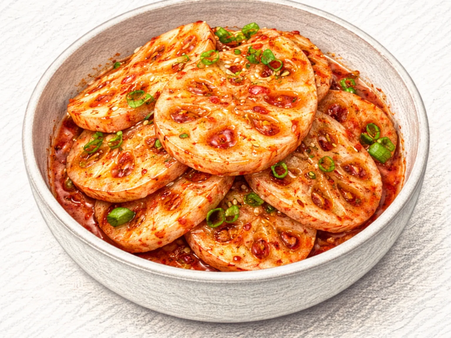 ヨングンキムチ(れんこんのキムチ)