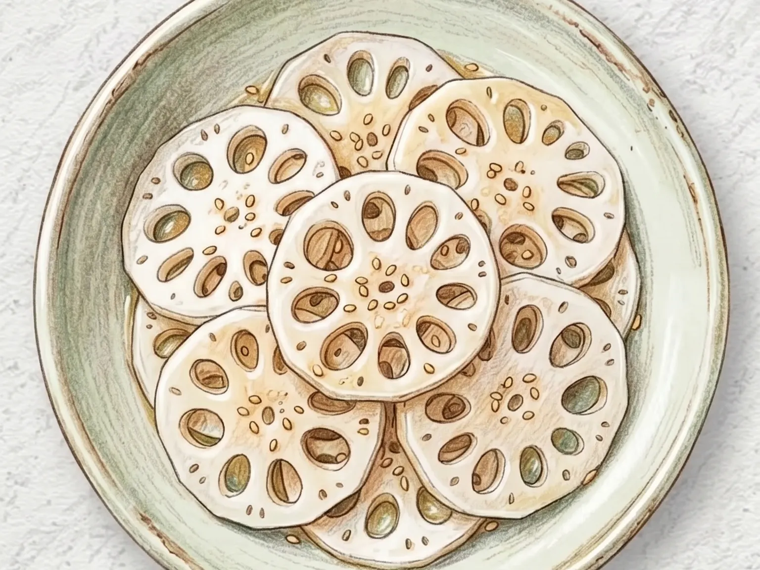 연근무침
