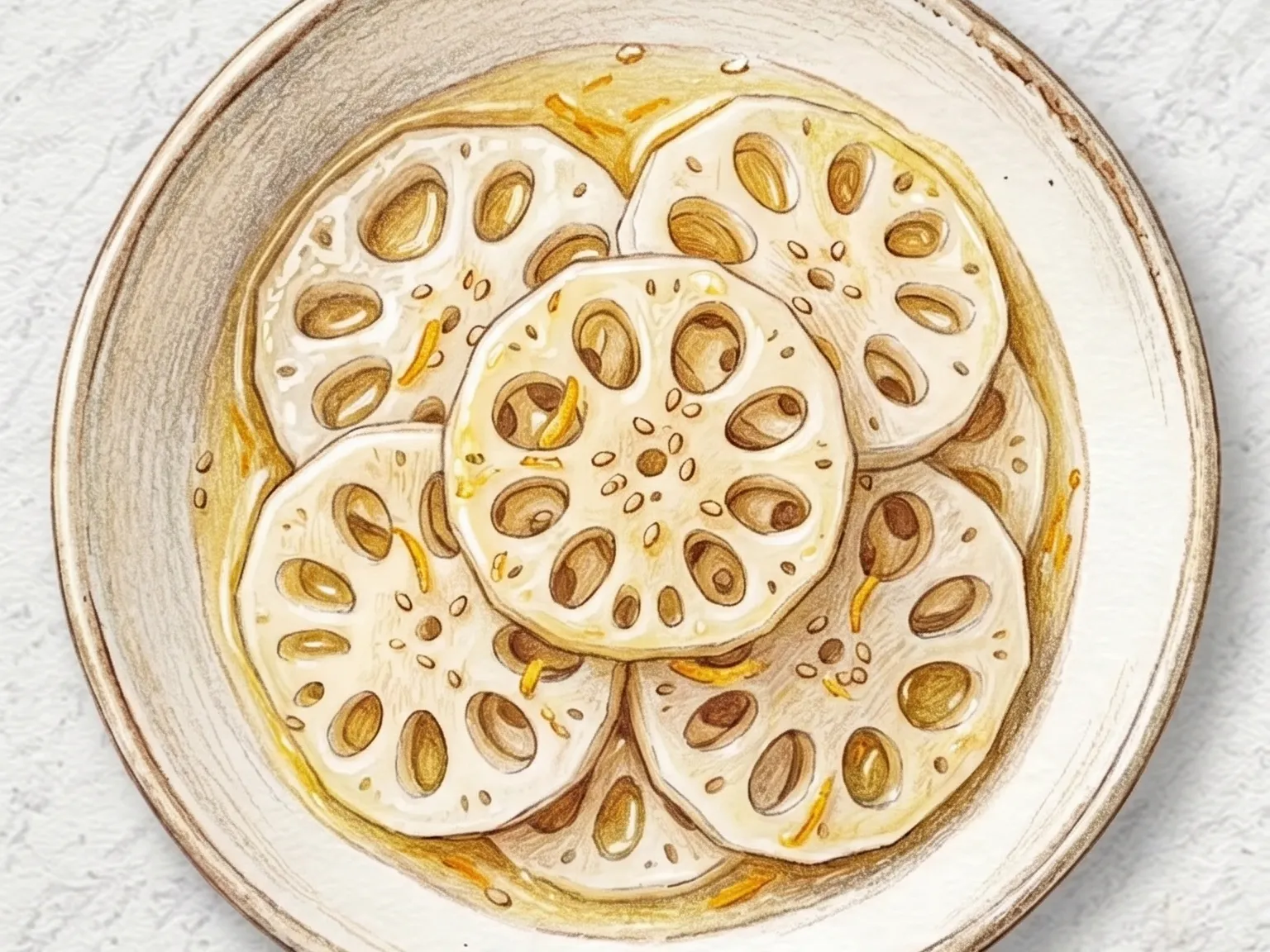 연근유자무침