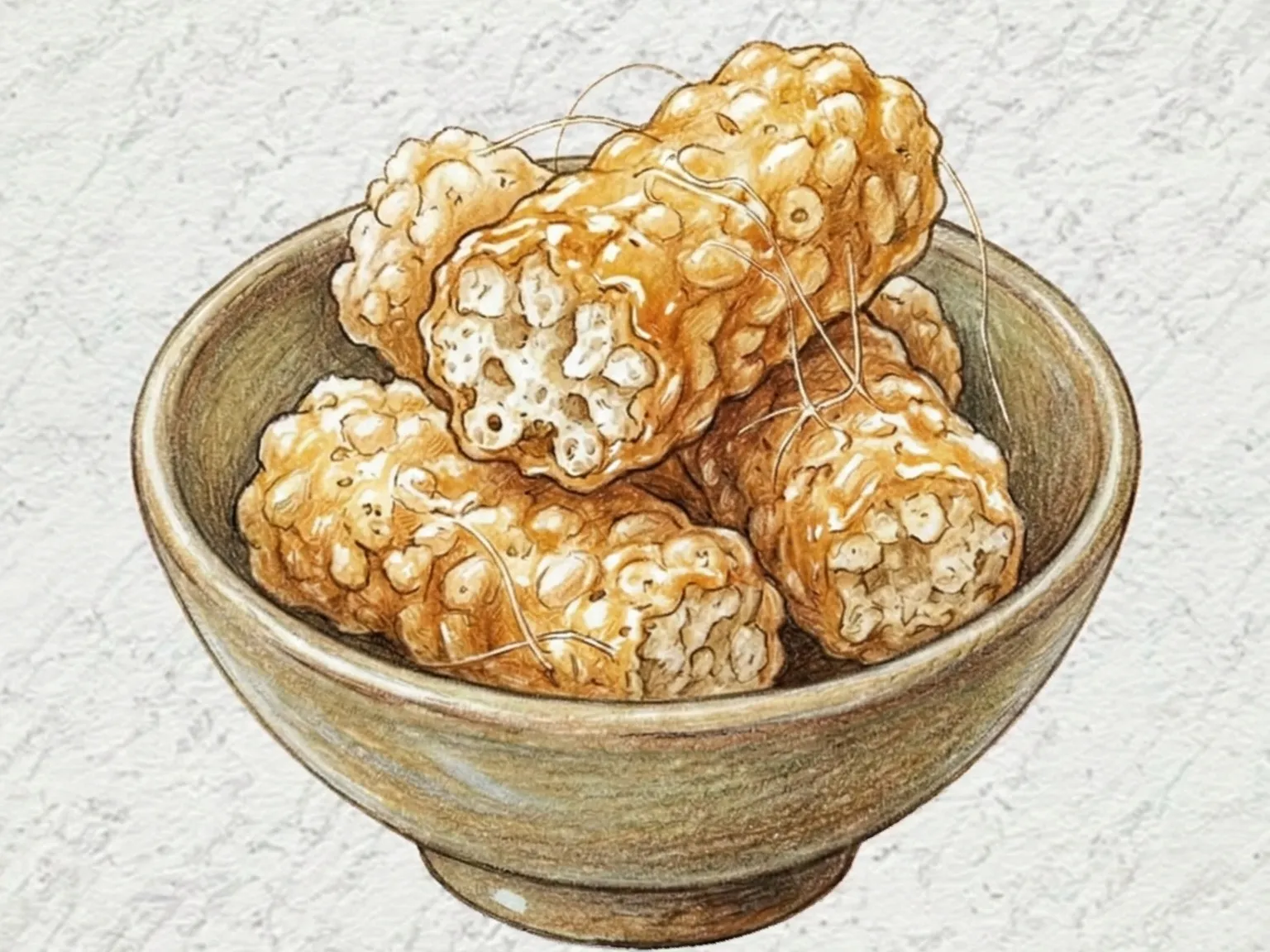 Yugwa (galletas de arroz inflado con miel coreanas)