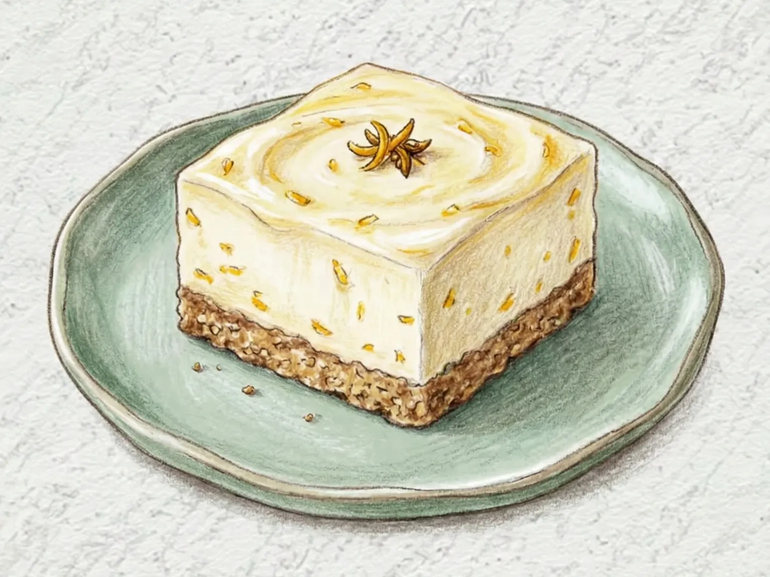 ユジャチーズケーキバー(柚子マーマレード入りチーズケーキバー)