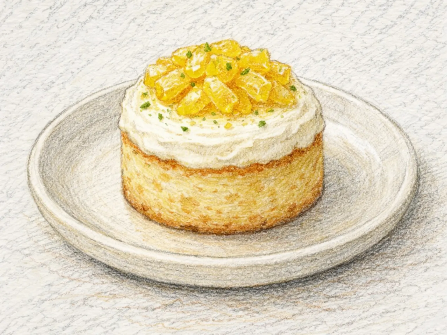 ゆずリコッタティーケーキ(柚子茶リコッタチーズしっとりローフ)