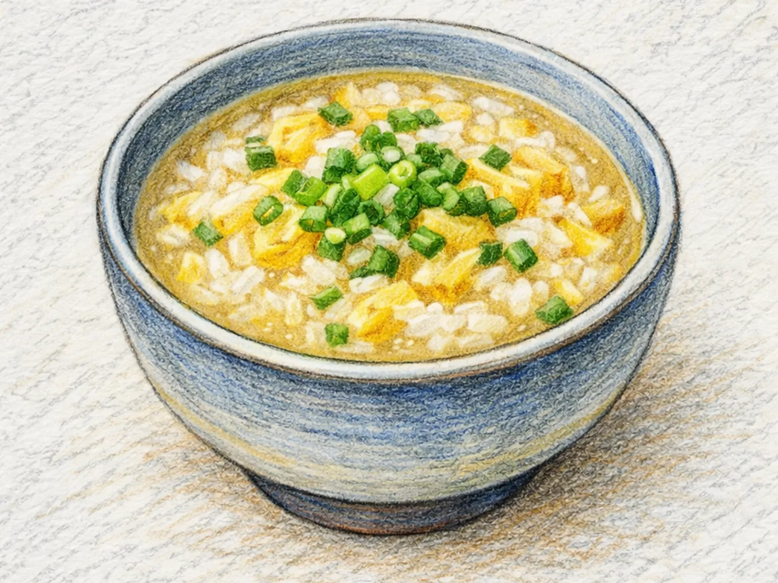 Zosui (sopa de arroz japonesa tipo gachas)